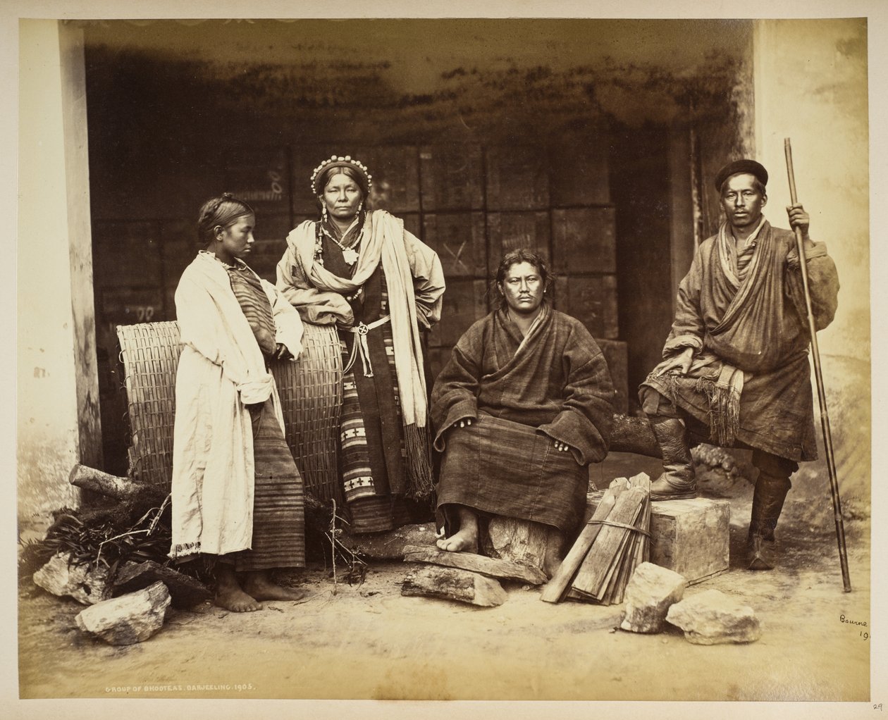 Groupe de Bhooteas, Darjeeling, de 