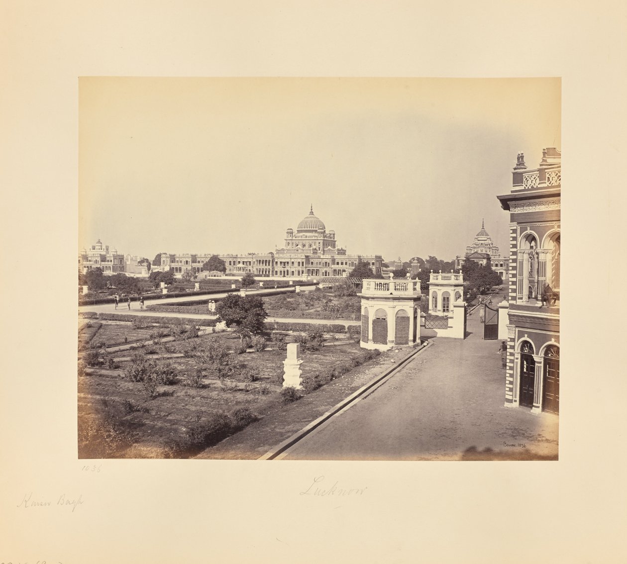 Lucknow ; le Kaiser Bagh - Samuel Bourne