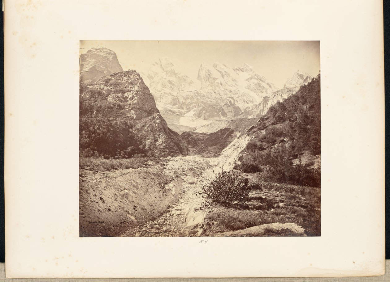 Pics enneigés près du glacier de Gangotri - Samuel Bourne