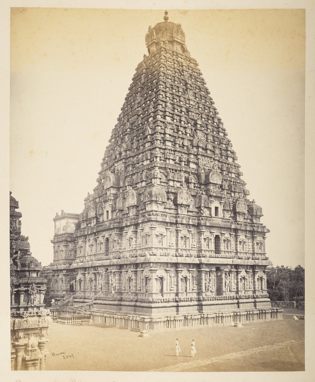 La grande Pagode, Tanjore, depuis les remparts - Samuel Bourne