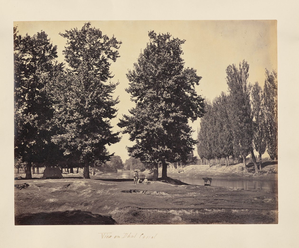 Vue sur le canal Dhul - Samuel Bourne