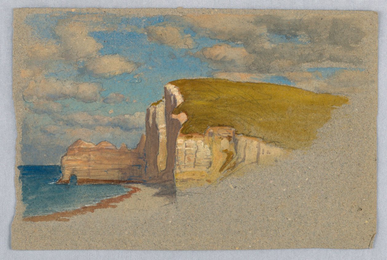 Falaises à Étretat - Samuel Colman