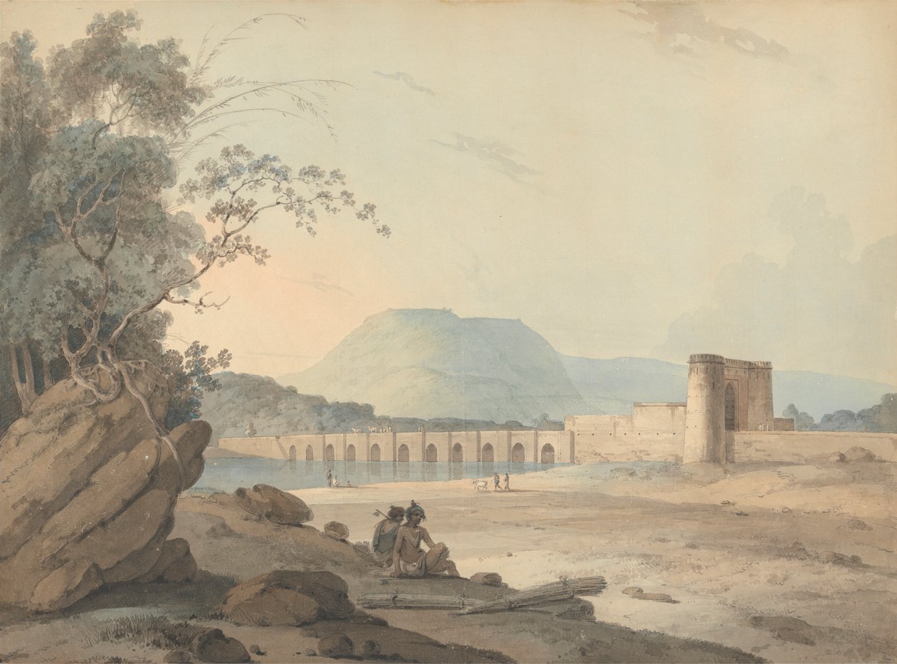 Bidzee Ghur, pris près du village de Mow [Mhow] - Samuel Davis
