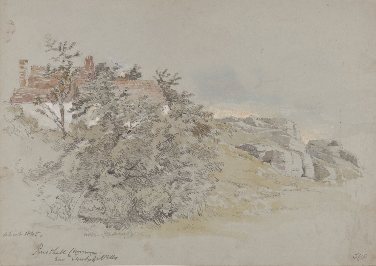 Rusthall Common, près de Tunbridge Wells, vers 1845 - Samuel Gillespie Prout