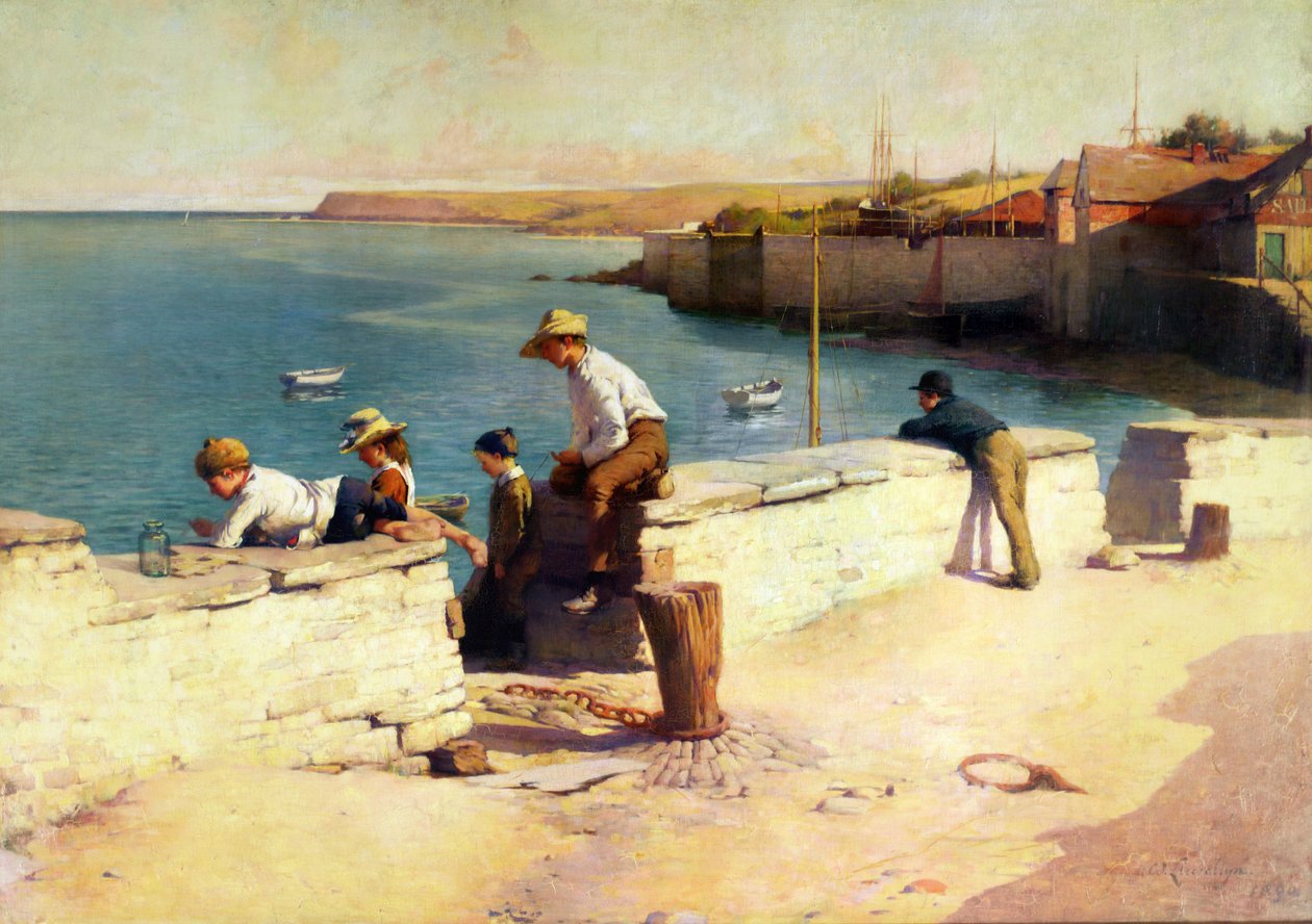 Soirée à Padstow, 1890 - Samuel Henry William Llewelyn