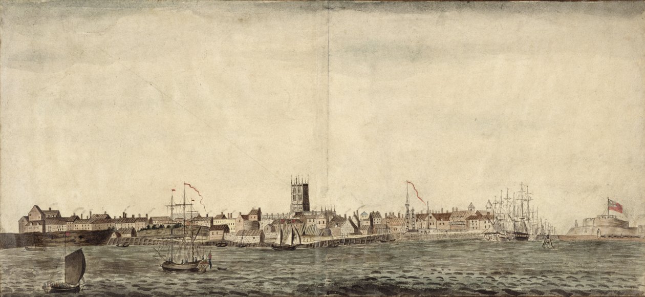 Vue sud-est de Kingston upon Hull - Samuel Heywood