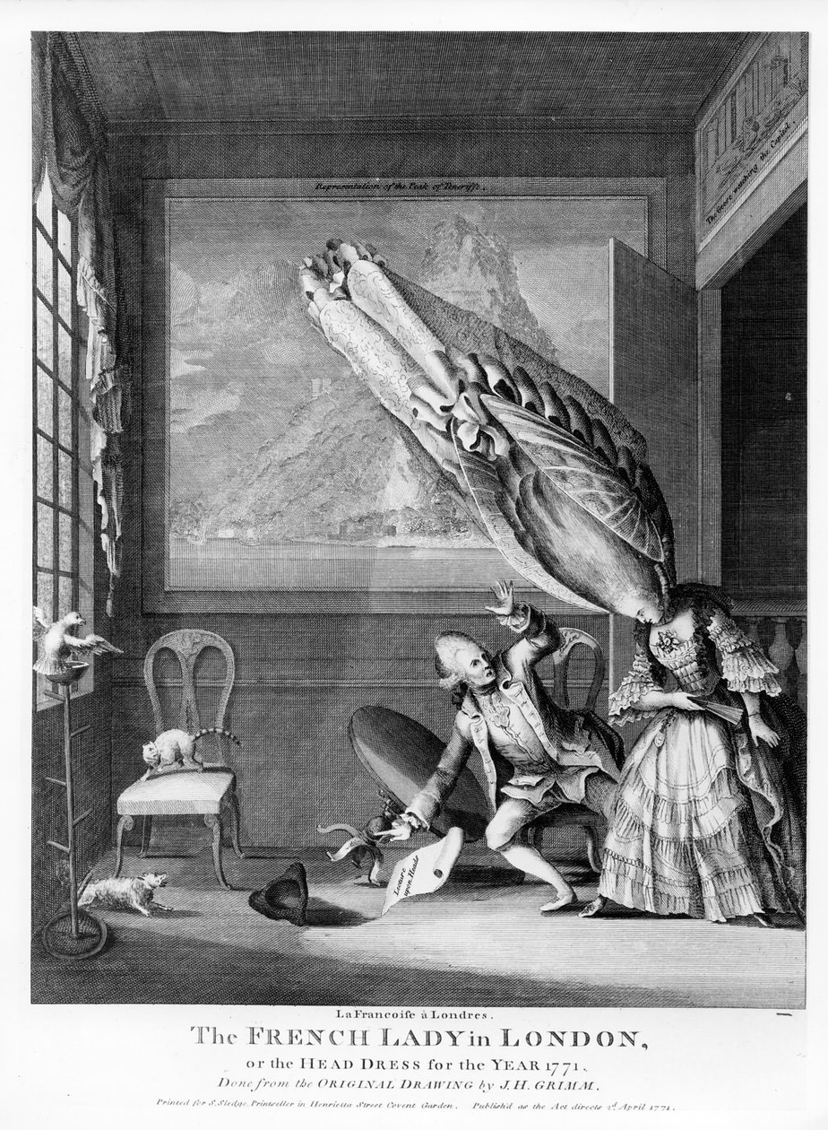 La dame française à Londres ou La coiffure de l