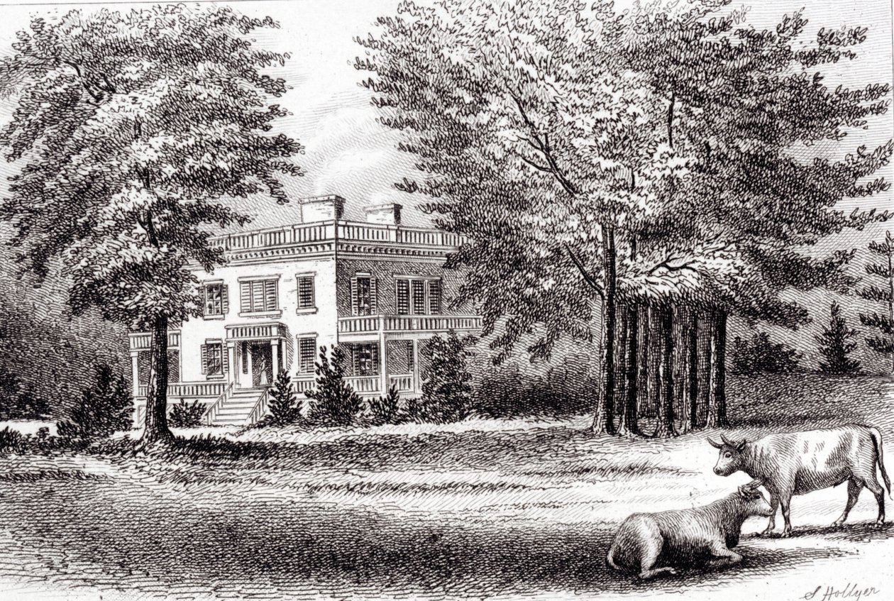 Hamilton Grange, de Old New York, Volume I, 1802 - Samuel Hollyer