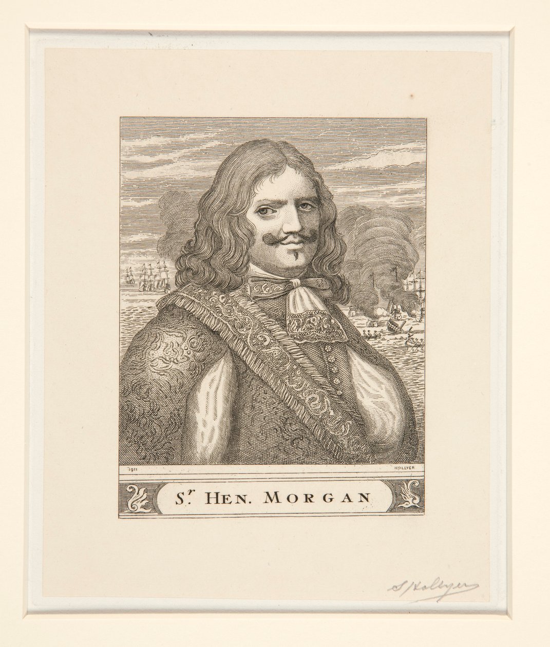 Portrait de Sir Henry Morgan - Samuel Hollyer