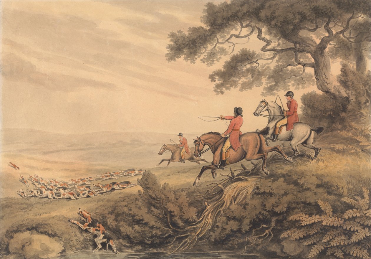 Chasse au renard : la poursuite - Samuel Howitt