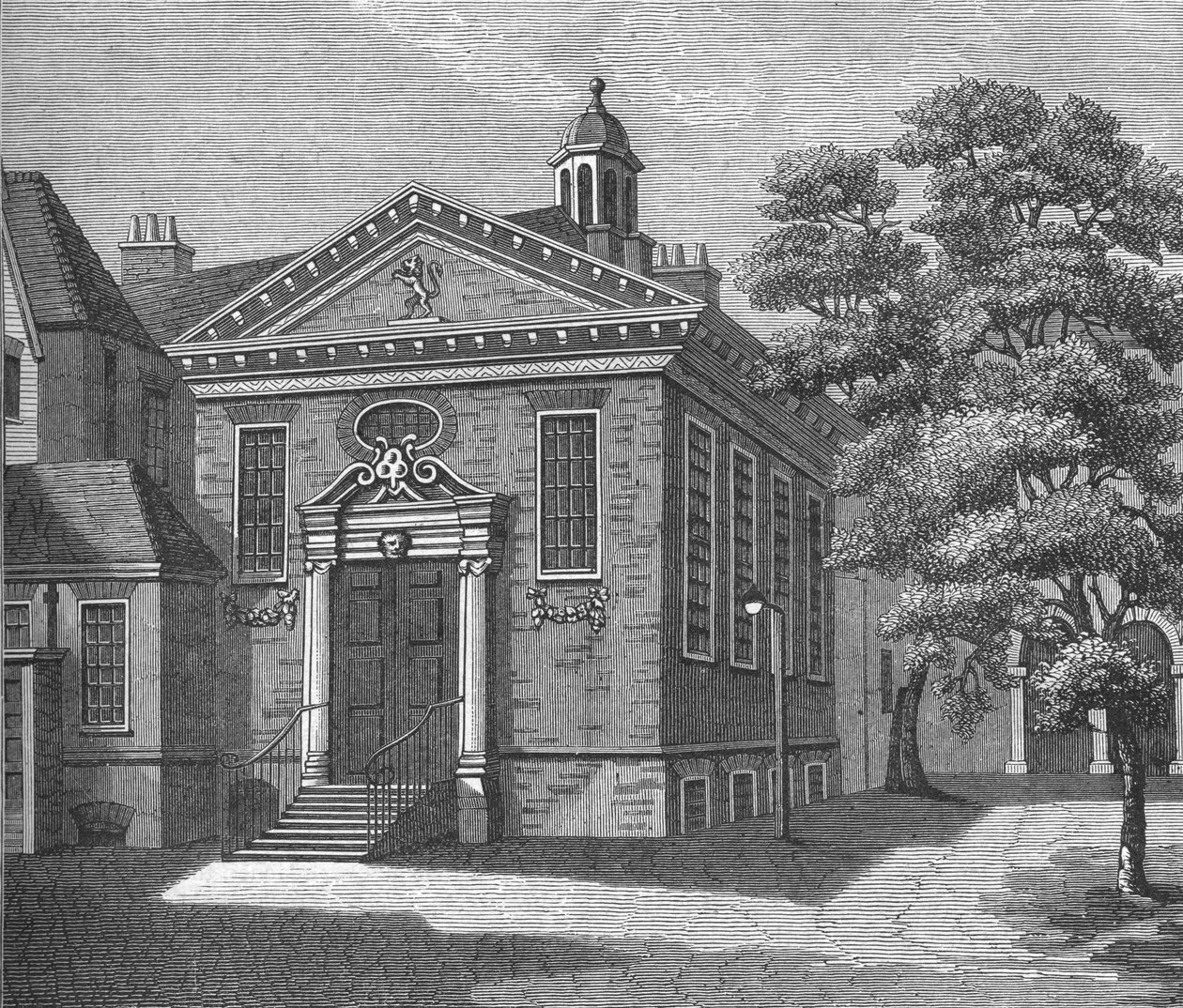 Lyons Inn, vers 1800 - Samuel Ireland