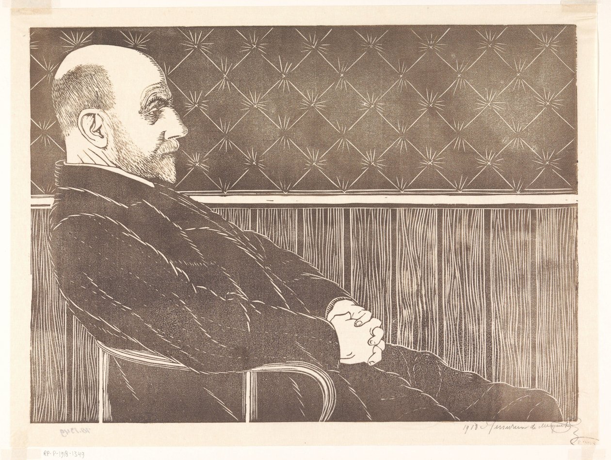 Portrait de Maurits van der Valk - Samuel Jessurun de Mesquita (signed by artist)