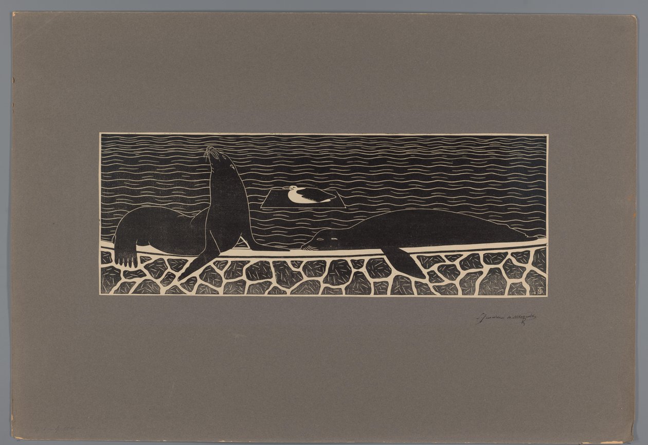 Otaries - Samuel Jessurun de Mesquita (signed by artist)
