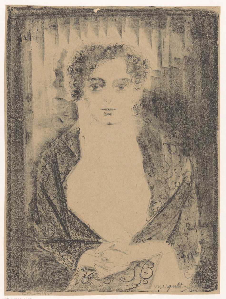 Fille avec châle - Samuel Jessurun de Mesquita