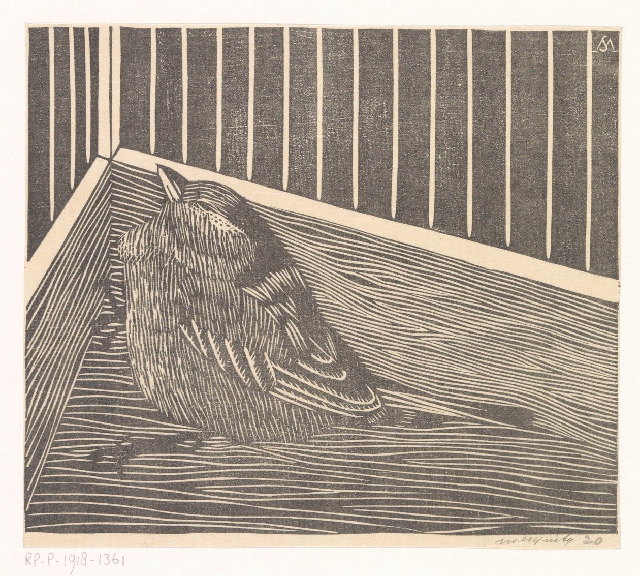 Oiseau dans un coin de cage - Samuel Jessurun de Mesquita