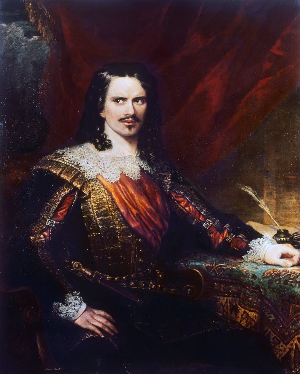 Portrait de Charles John Kean (1811-1868), directeur et directeur de théâtre anglais - Samuel John Stump