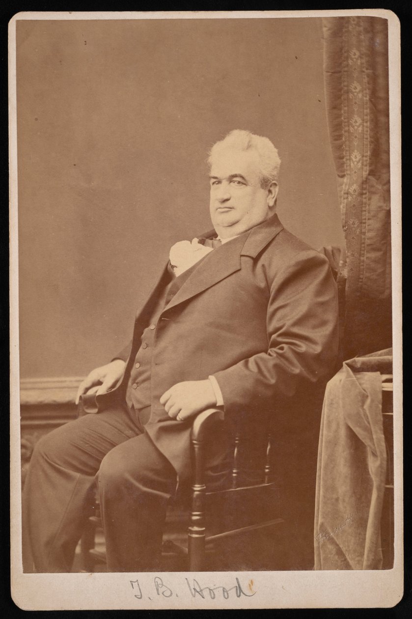 Portrait du Dr. T.B. Hood, entre 1876 et 1880 - Samuel Montague Fassett