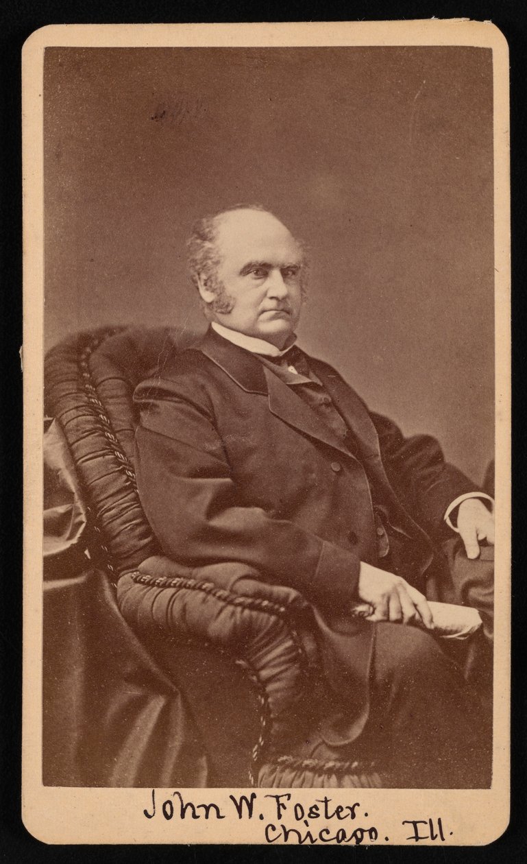 Portrait de John Wells Foster 1815-1873, entre 1872 et 1873 - Samuel Montague Fassett