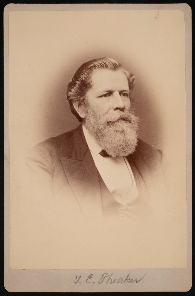 Portrait de Thomas Clarke Theaker 1812-1883, entre 1876 et 1880 - Samuel Montague Fassett