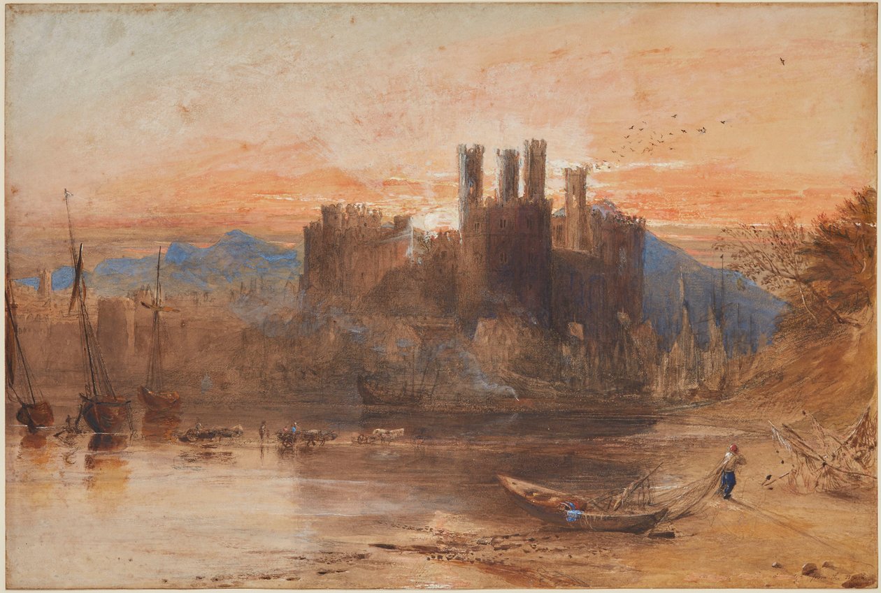 Château de Caernarvon, pays de Galles du Nord - Samuel Palmer