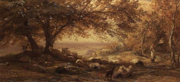 Calme ombragé - Samuel Palmer