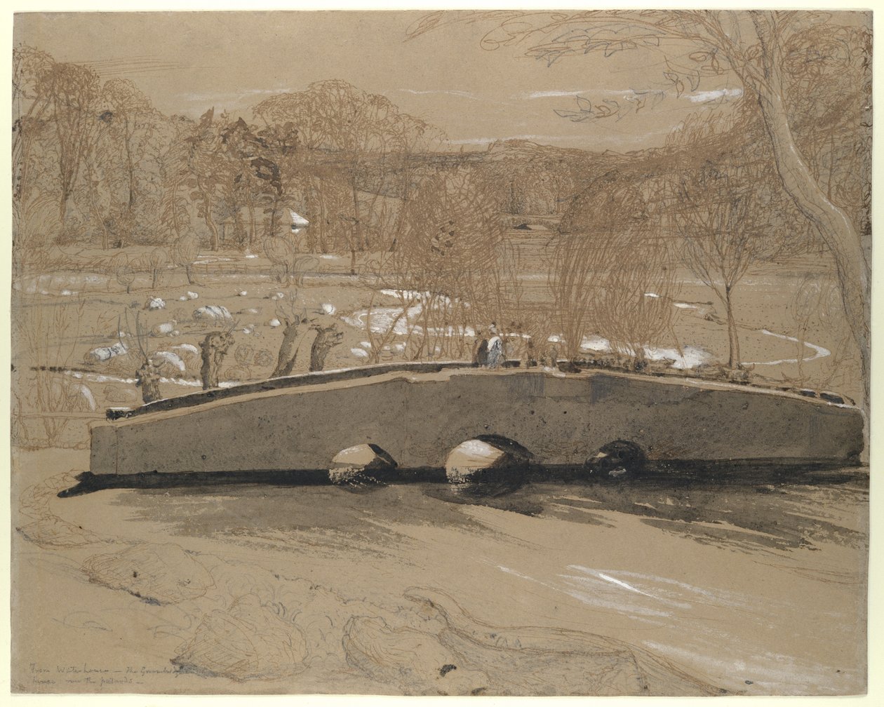 Le pont à Shoreham - Samuel Palmer