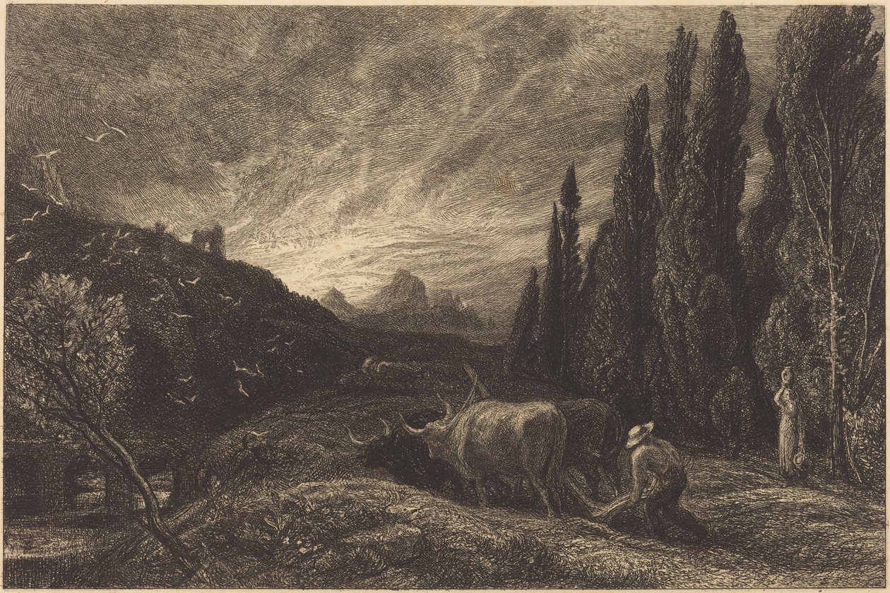 Le laboureur matinal - Samuel Palmer