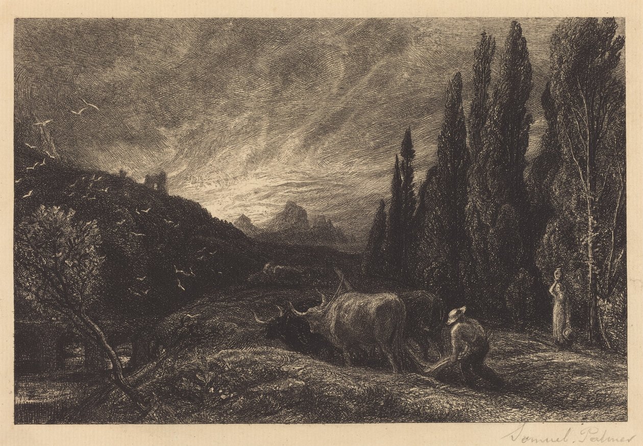 Le laboureur matinal - Samuel Palmer