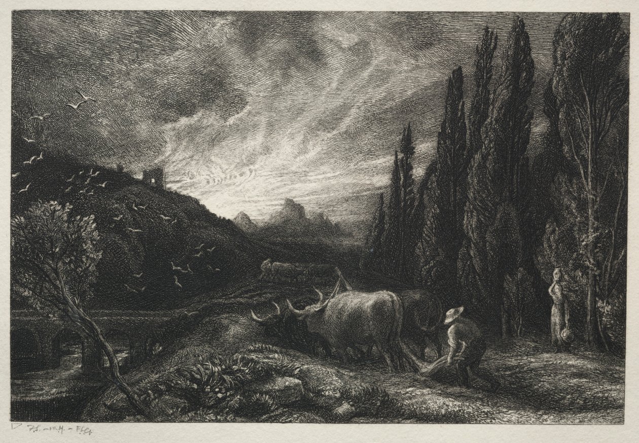 Le premier laboureur - Samuel Palmer