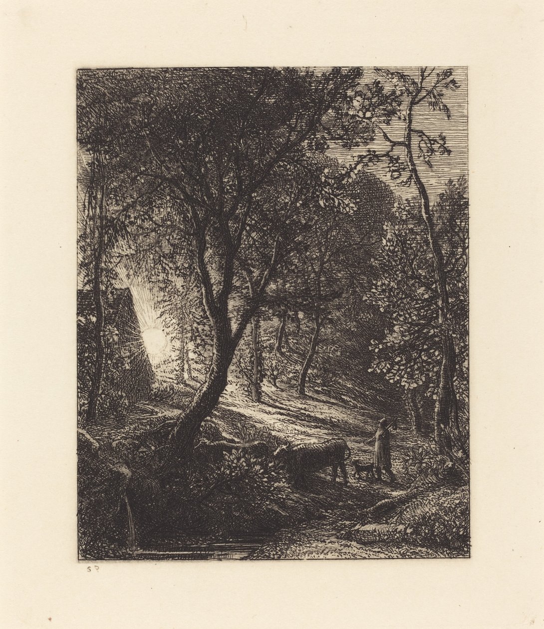 La chaumière du berger - Samuel Palmer