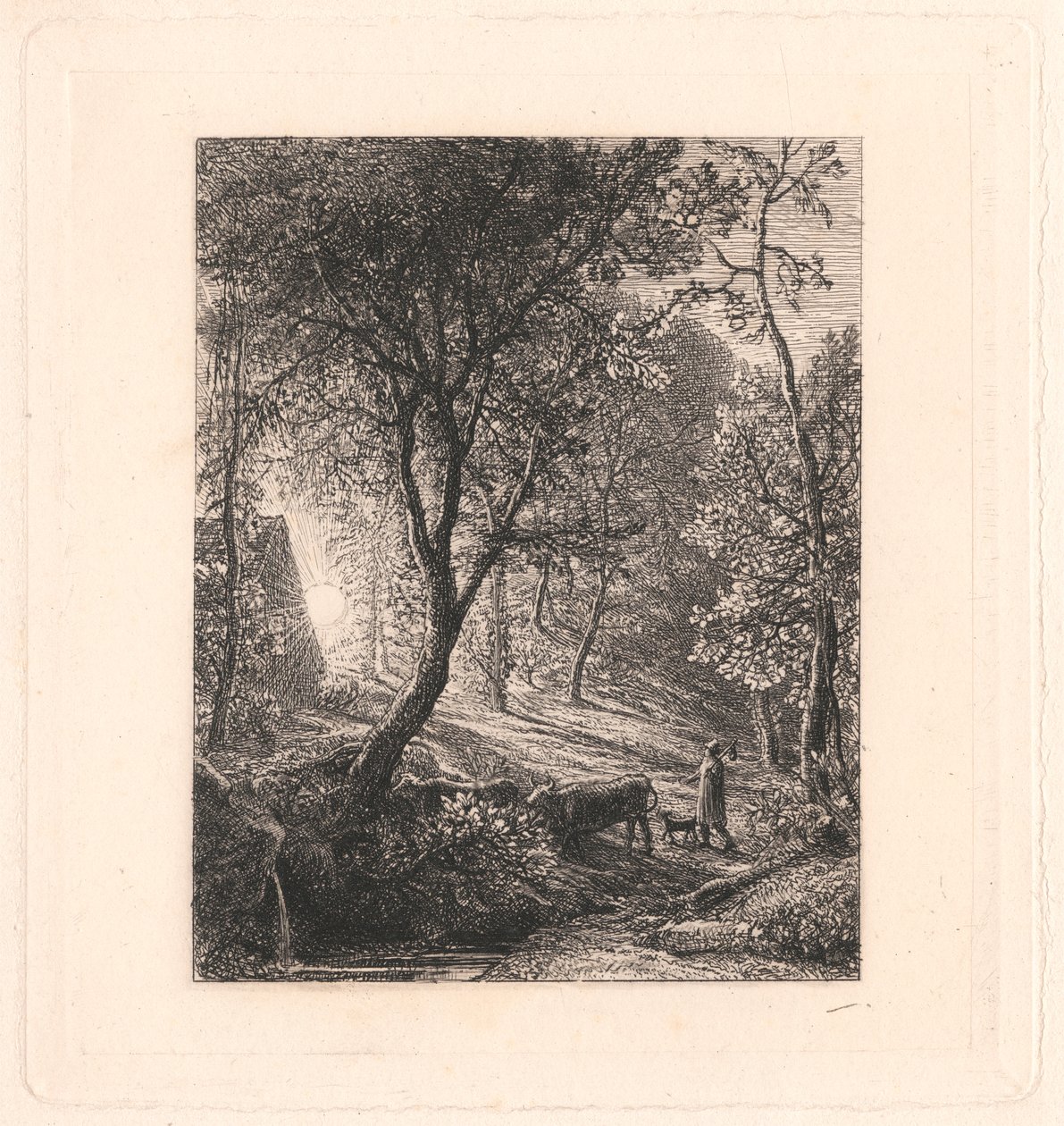 Le chalet du berger - Samuel Palmer