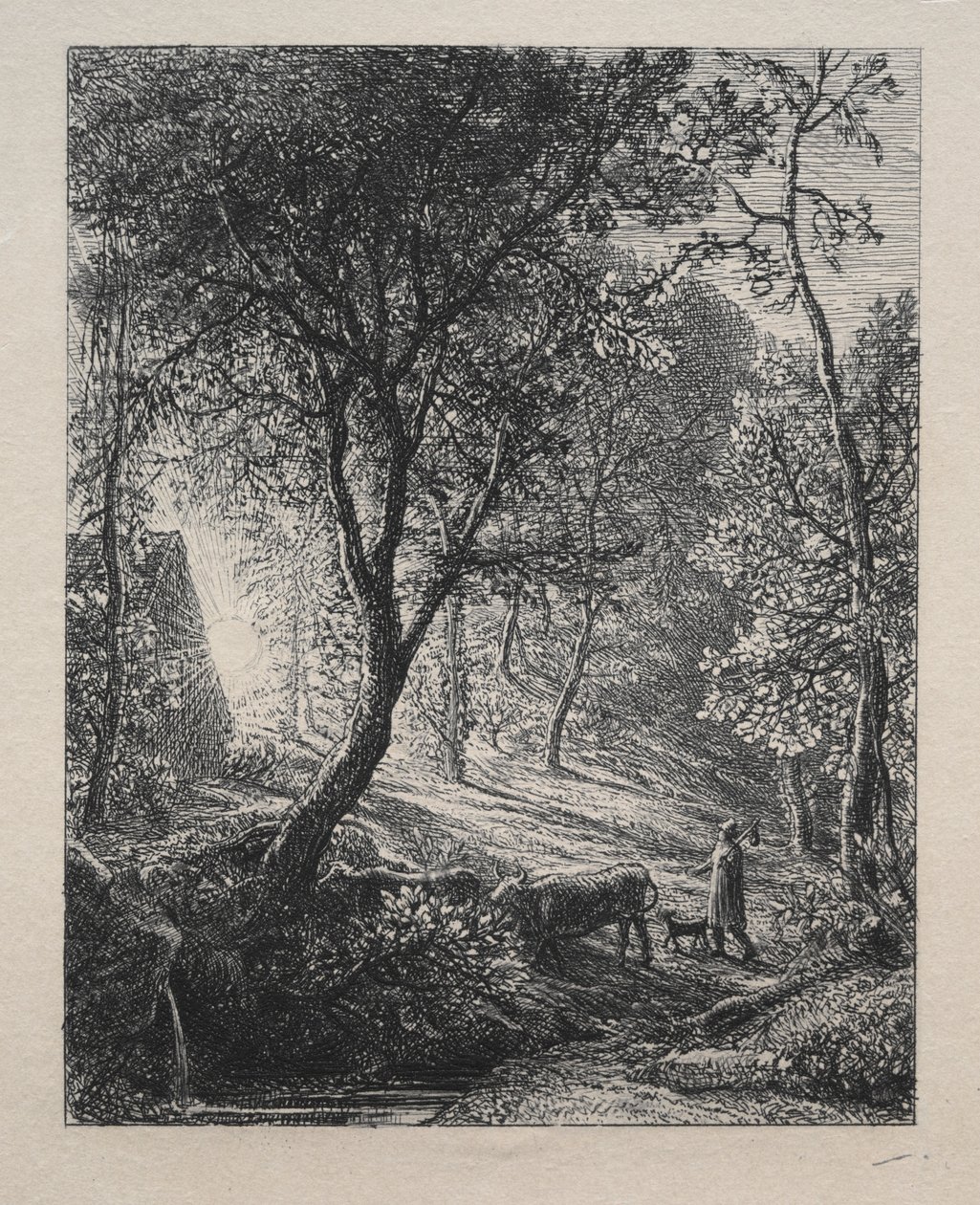 La Chaumière du Berger, 1850 - Samuel Palmer