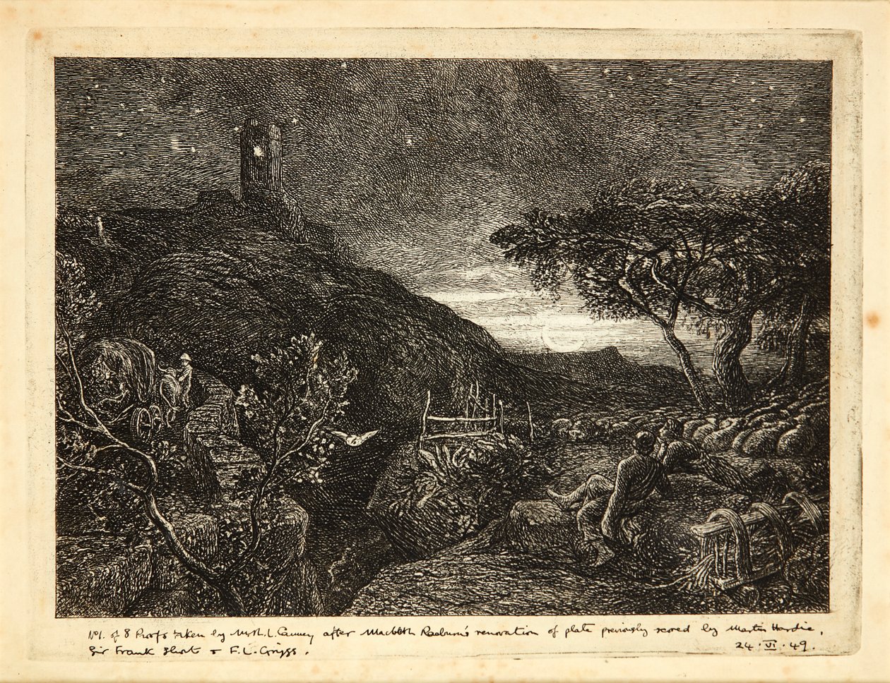 La tour solitaire - Samuel Palmer