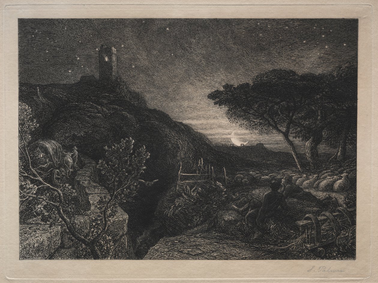 La Tour solitaire - Samuel Palmer