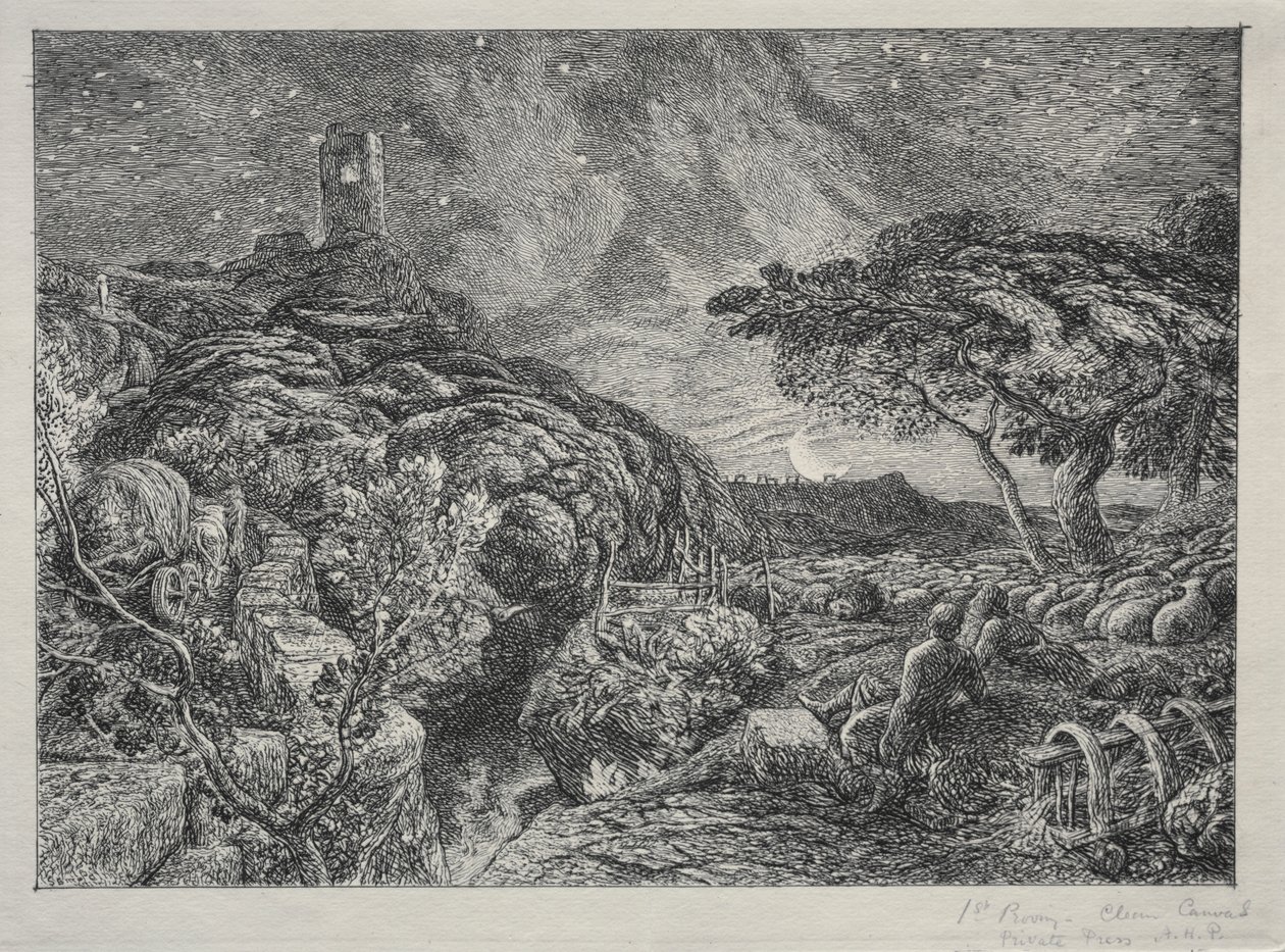 La Tour solitaire - Samuel Palmer