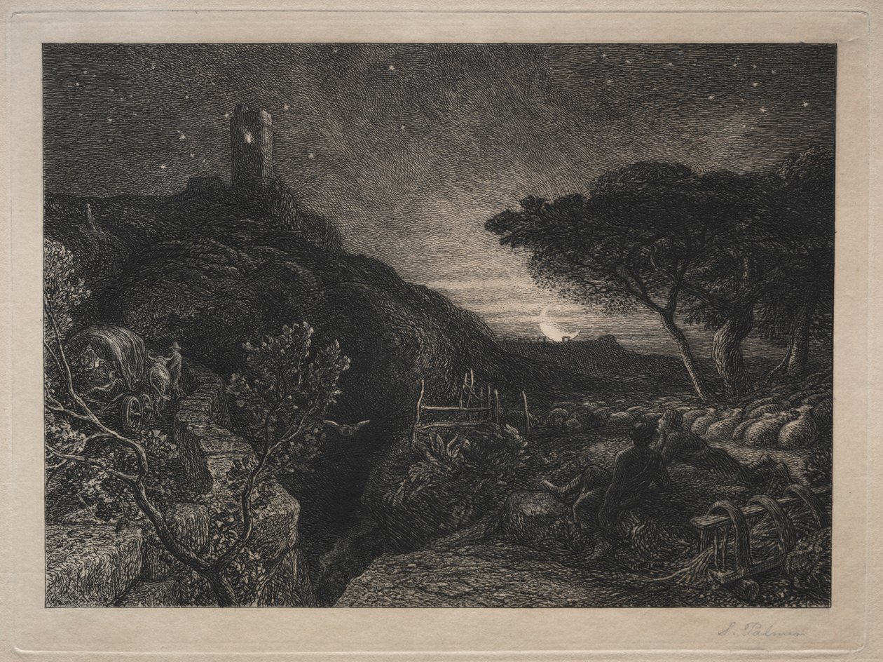 La Tour Solitaire - Samuel Palmer