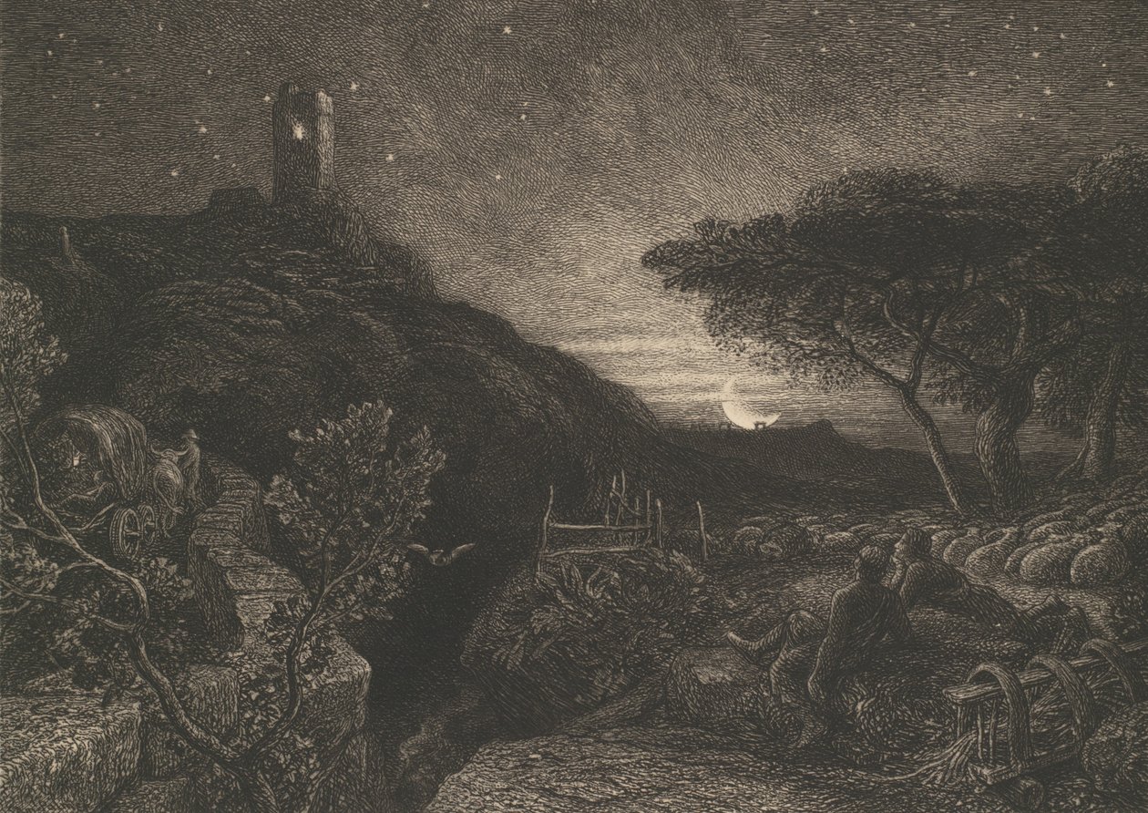 La Tour solitaire, 1879 - Samuel Palmer