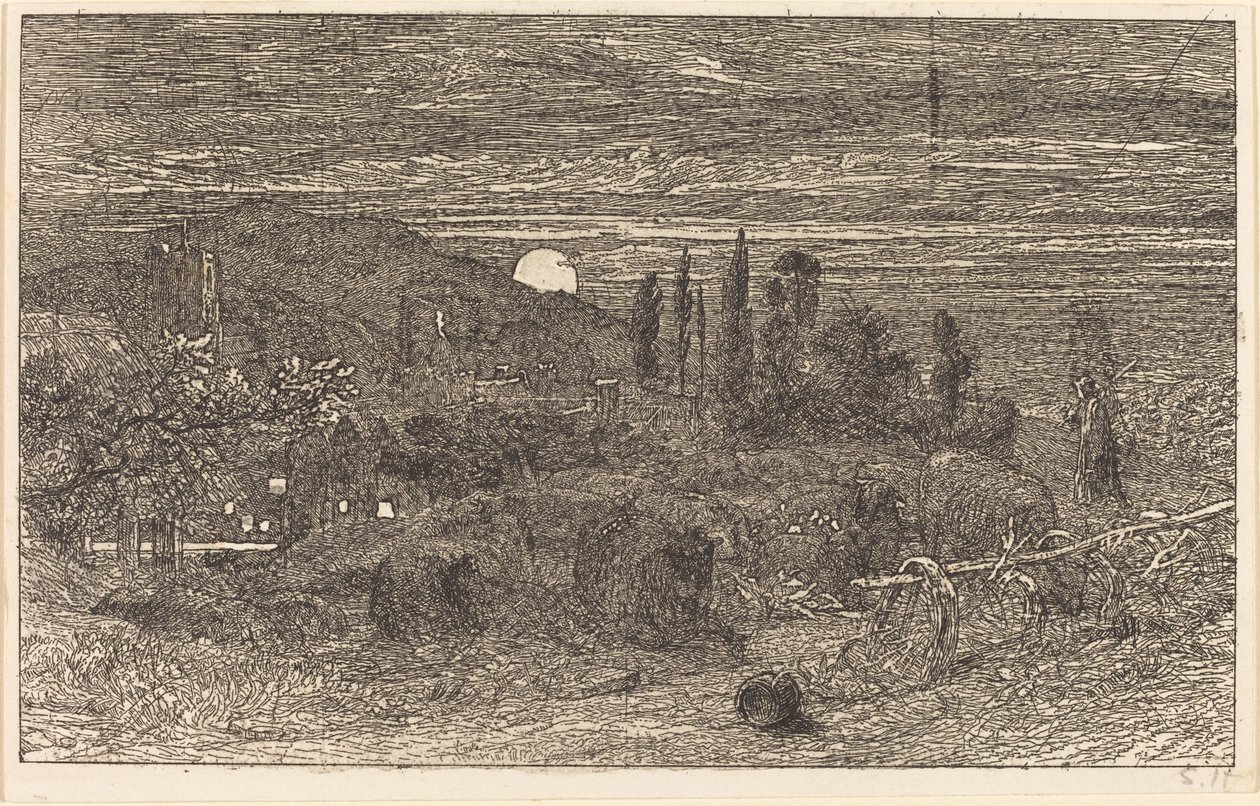 La Lune montante, ou Un pastoral anglais - Samuel Palmer