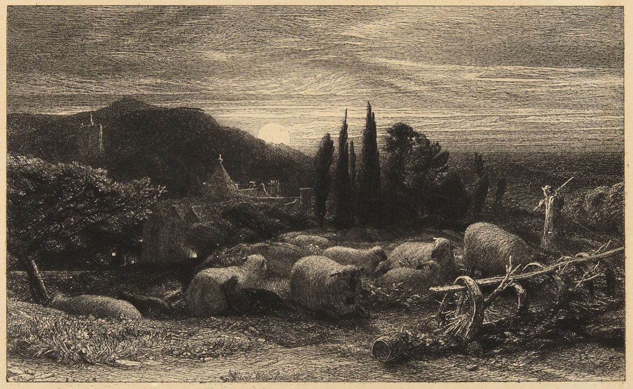 « La lune montante » ou « Une pastorale anglaise » - Samuel Palmer