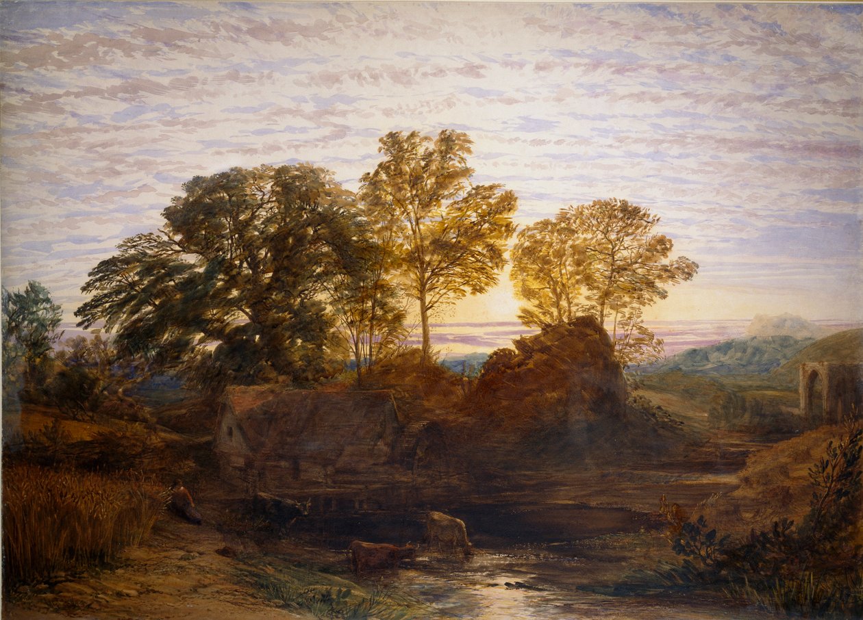 Le Moulin à eau - Samuel Palmer