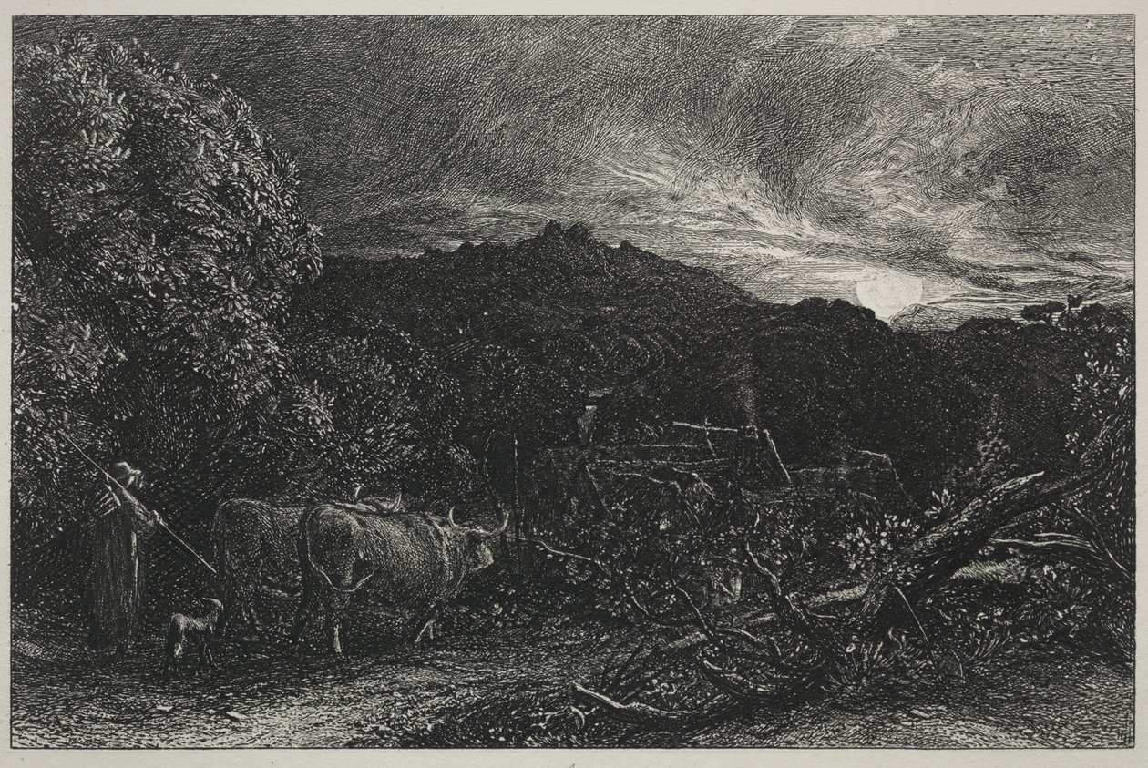 Le laboureur fatigué - Samuel Palmer