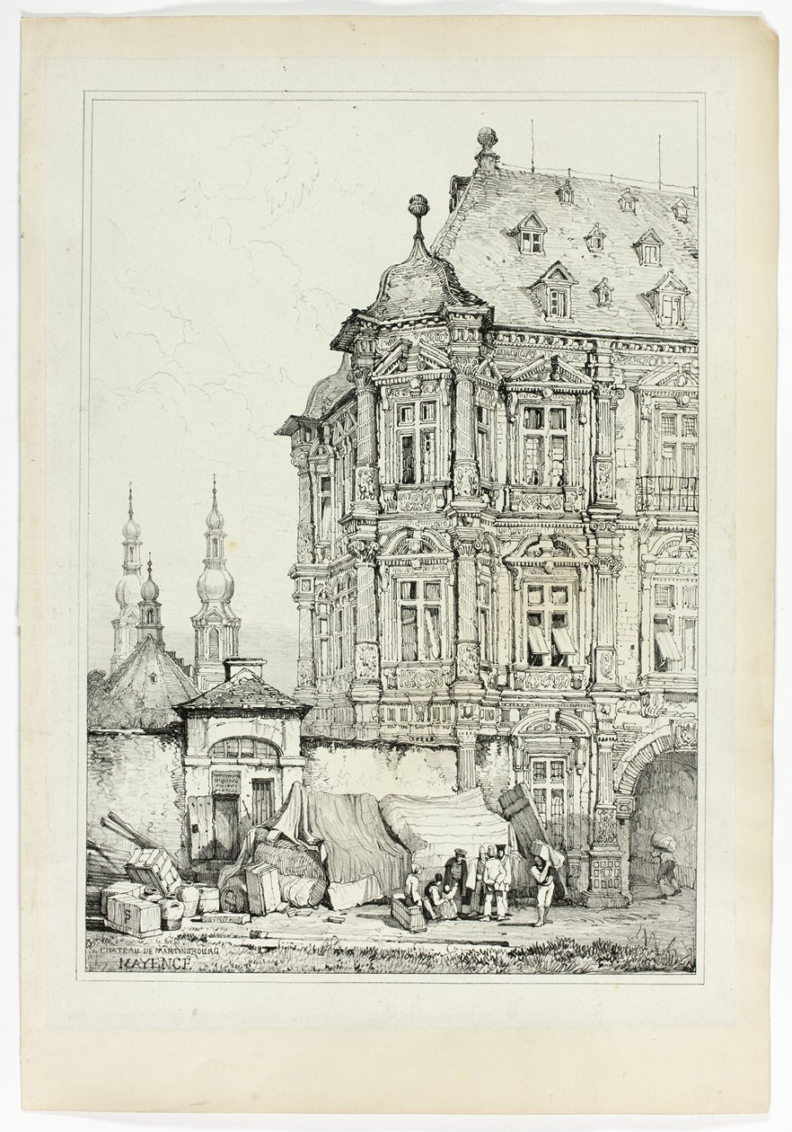 Château de Martinsbourg, Mayence - Samuel Prout