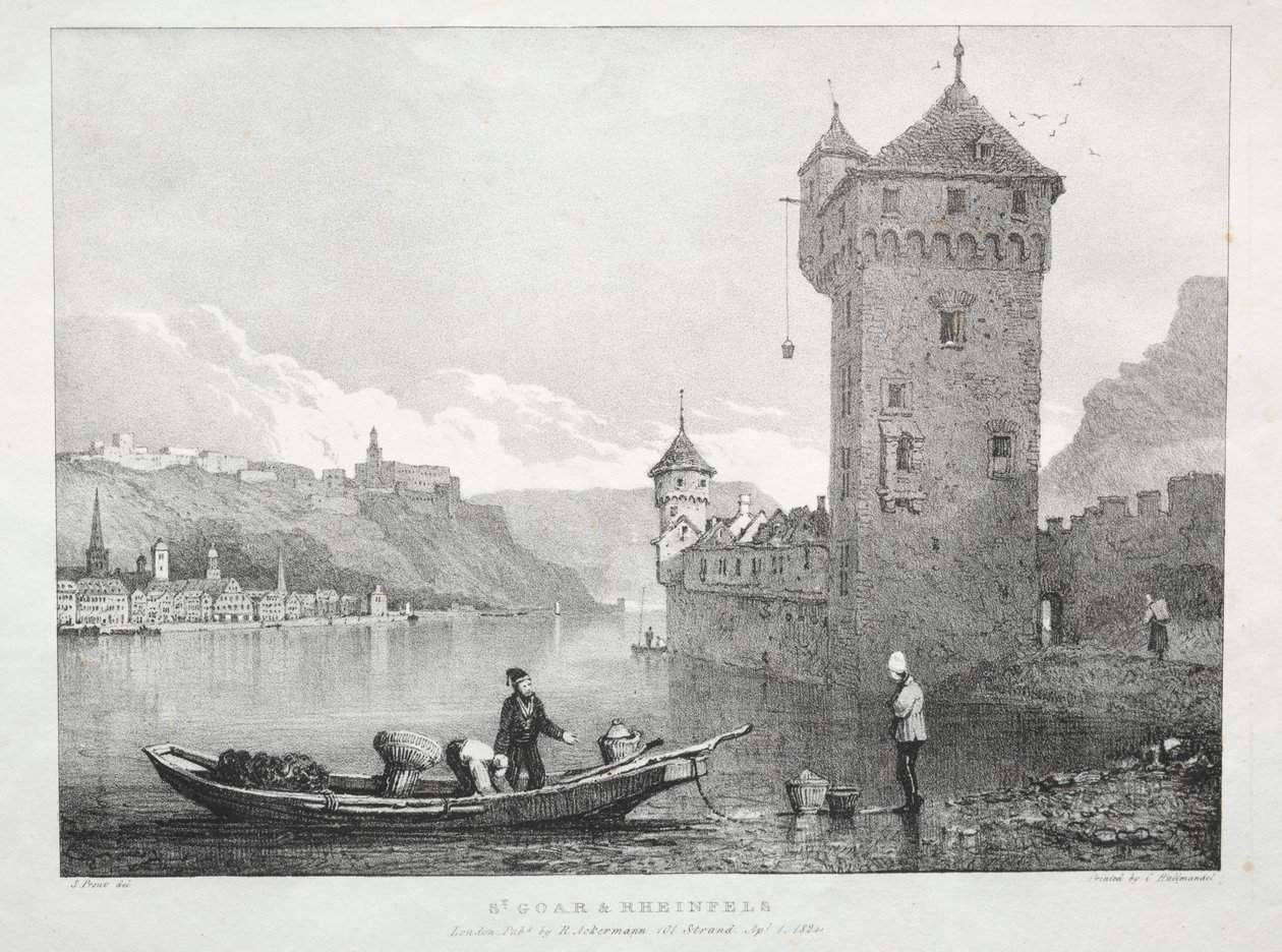 Saint Goar et Rheinfels - Samuel Prout