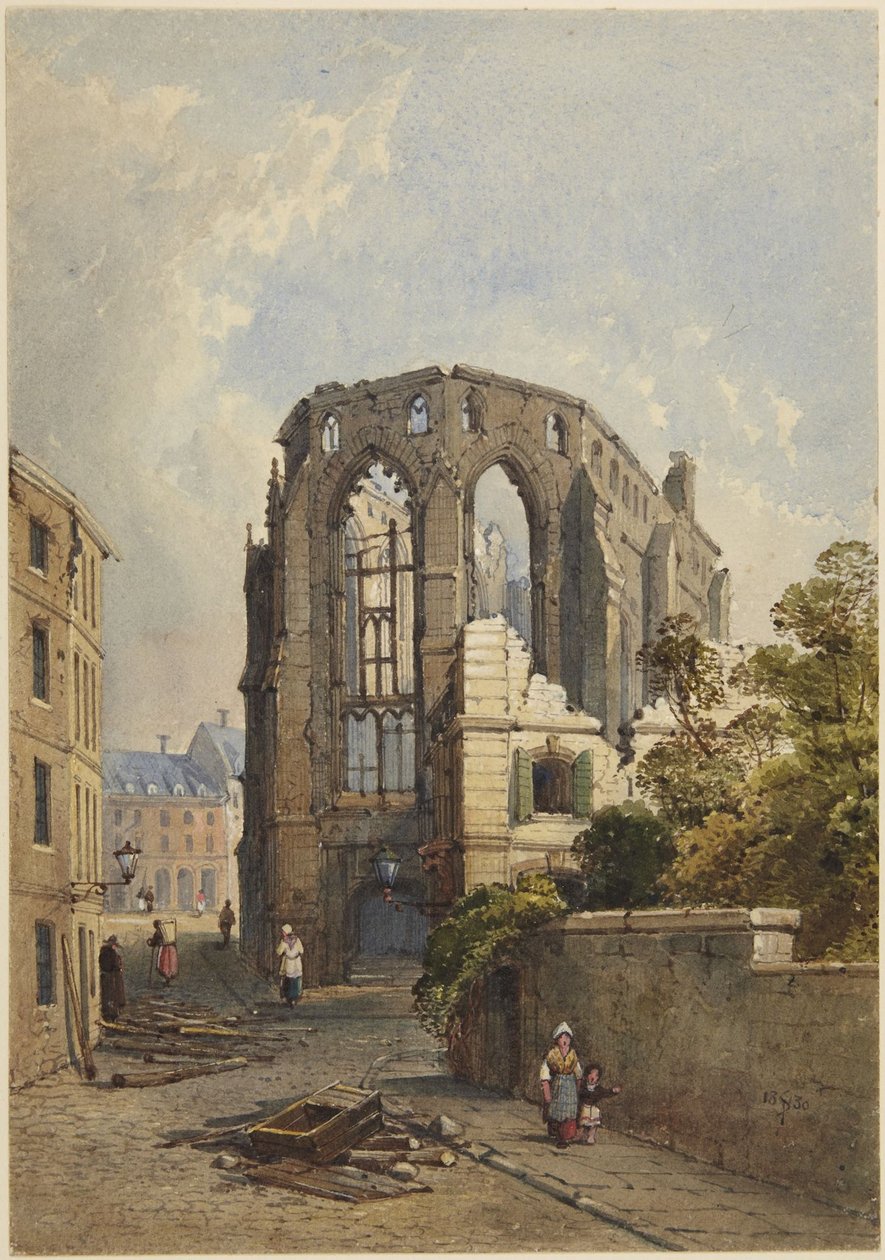 La bibliothèque de Strasbourg après la guerre - Samuel Prout