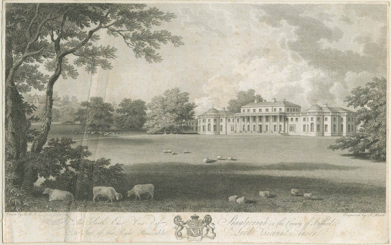 Manoir de Shugborough - Samuel Rawle