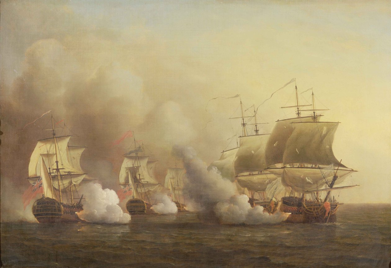 Action au large du Cap de Bonne-Espérance, 9 mars 1757 - Samuel Scott