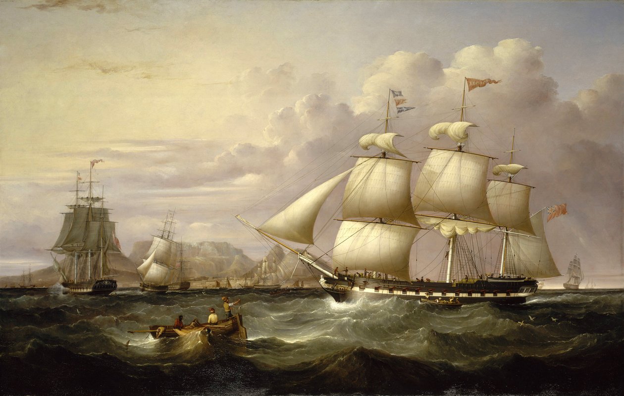 Le navire marchand de la Compagnie des Indes orientales 