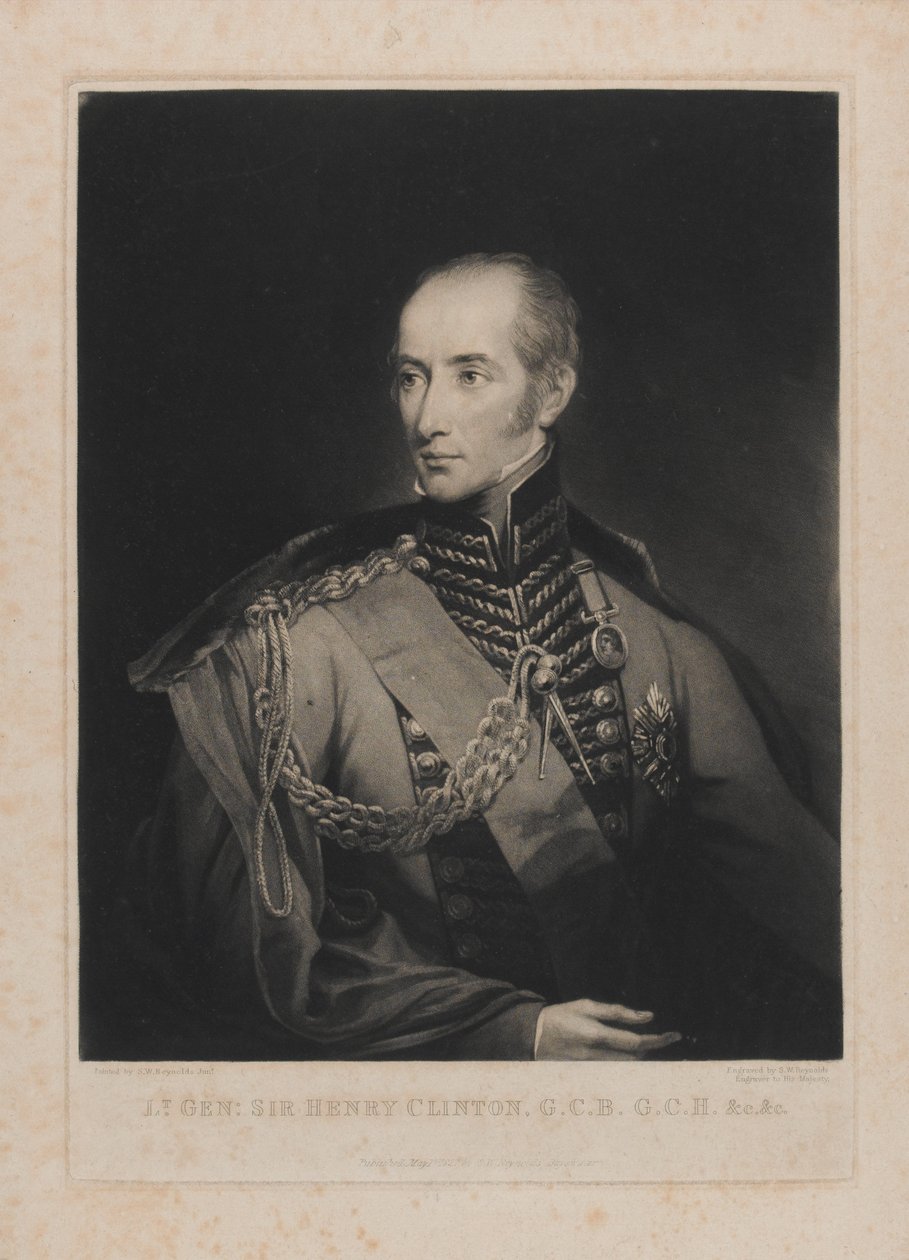 Lt Général Sir Henry Clinton, 1er mai 1827 - Samuel William II Reynolds