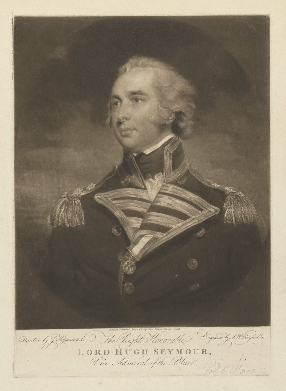 Vice-amiral Lord Hugh Seymour - Samuel William Reynolds