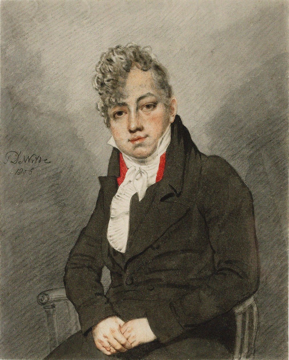 Portrait de Theodore Edward Hook - Samuel de Wilde